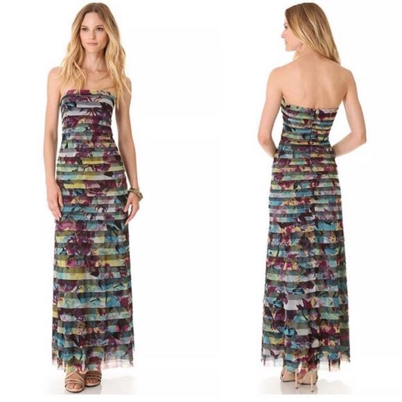 BCBGMAXAZRIA “Dharma” fittted sleeveless formal maxi dress, size 0 - Picture 8 of 9